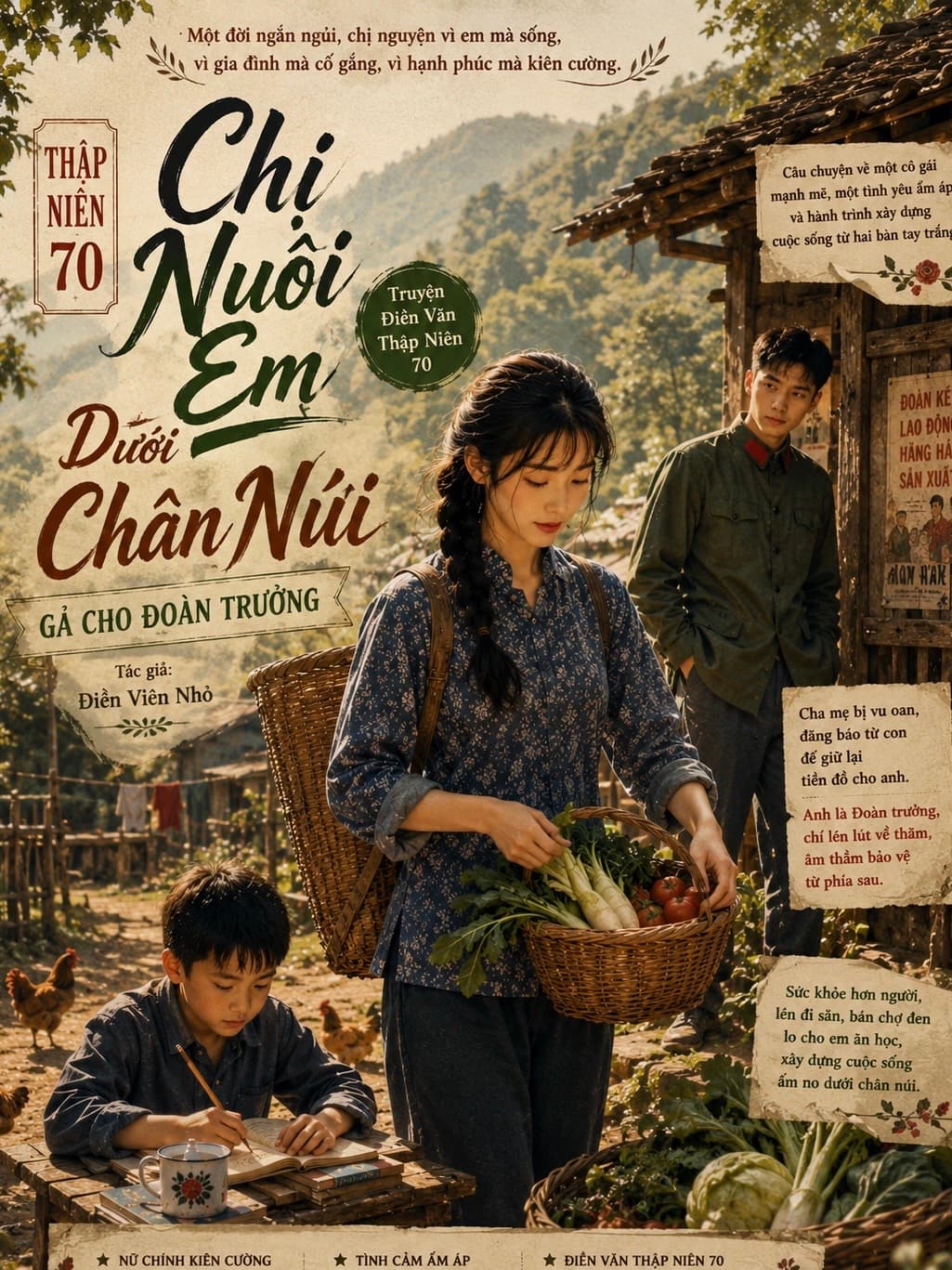 Chị nuôi em dưới chân núi gả cho đoàn trưởng